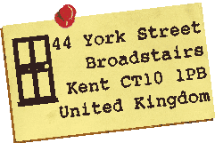 We're at 44 York Street, Broadstairs, Kent, CT10 1PB, United Kingdom